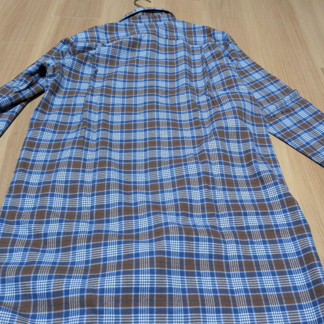 新品タグ付き❗️マドモアゼルノンノン 長袖 チェックネルシャツ　チュニック❣