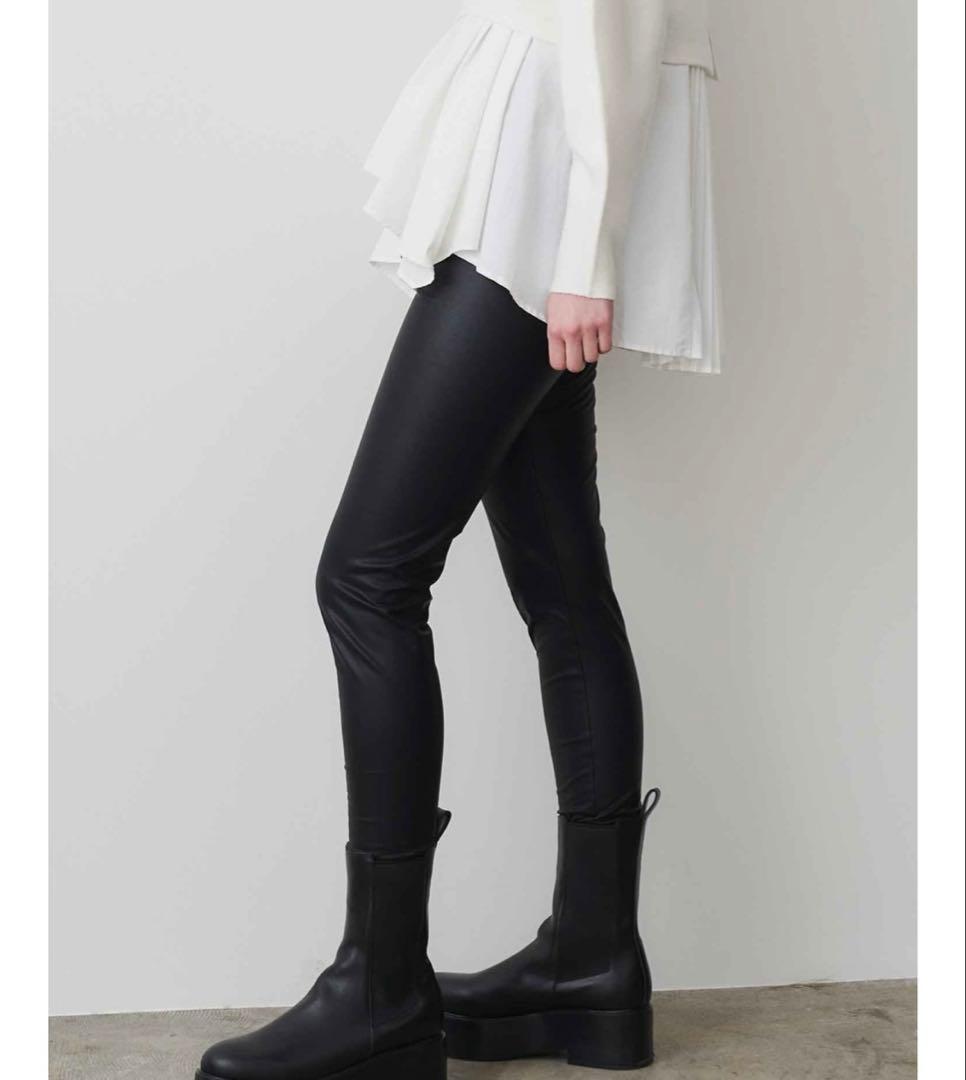 【新品未使用】ELENDEEK FAUX LEATHER LEGGINGS 01