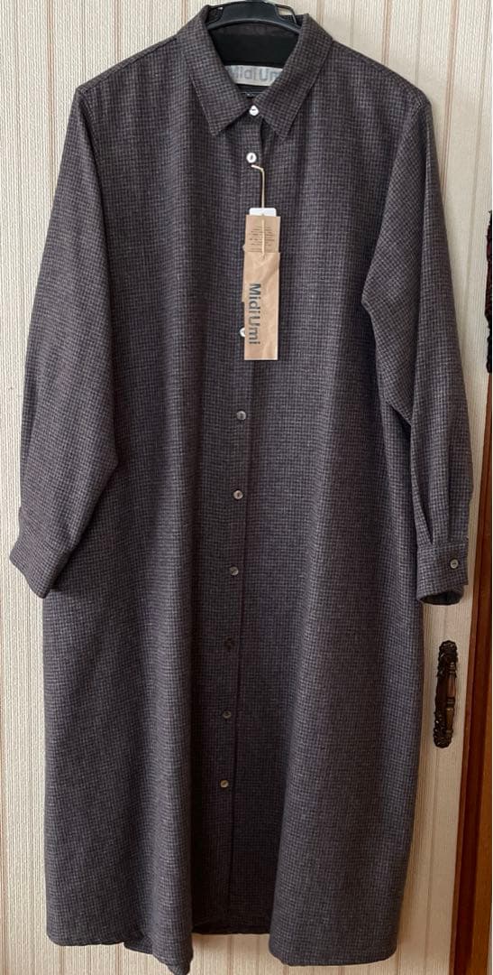 タ*ウ様 新品タグ付き　ミディウミ　コートワンピース