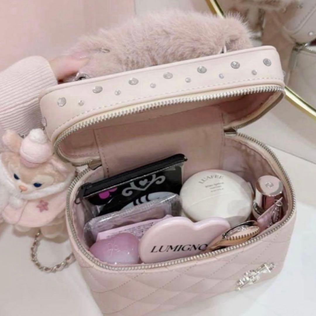 新品未使用タグ付✨ルミニョン　バニティ　バッグ　lumignon ピンク