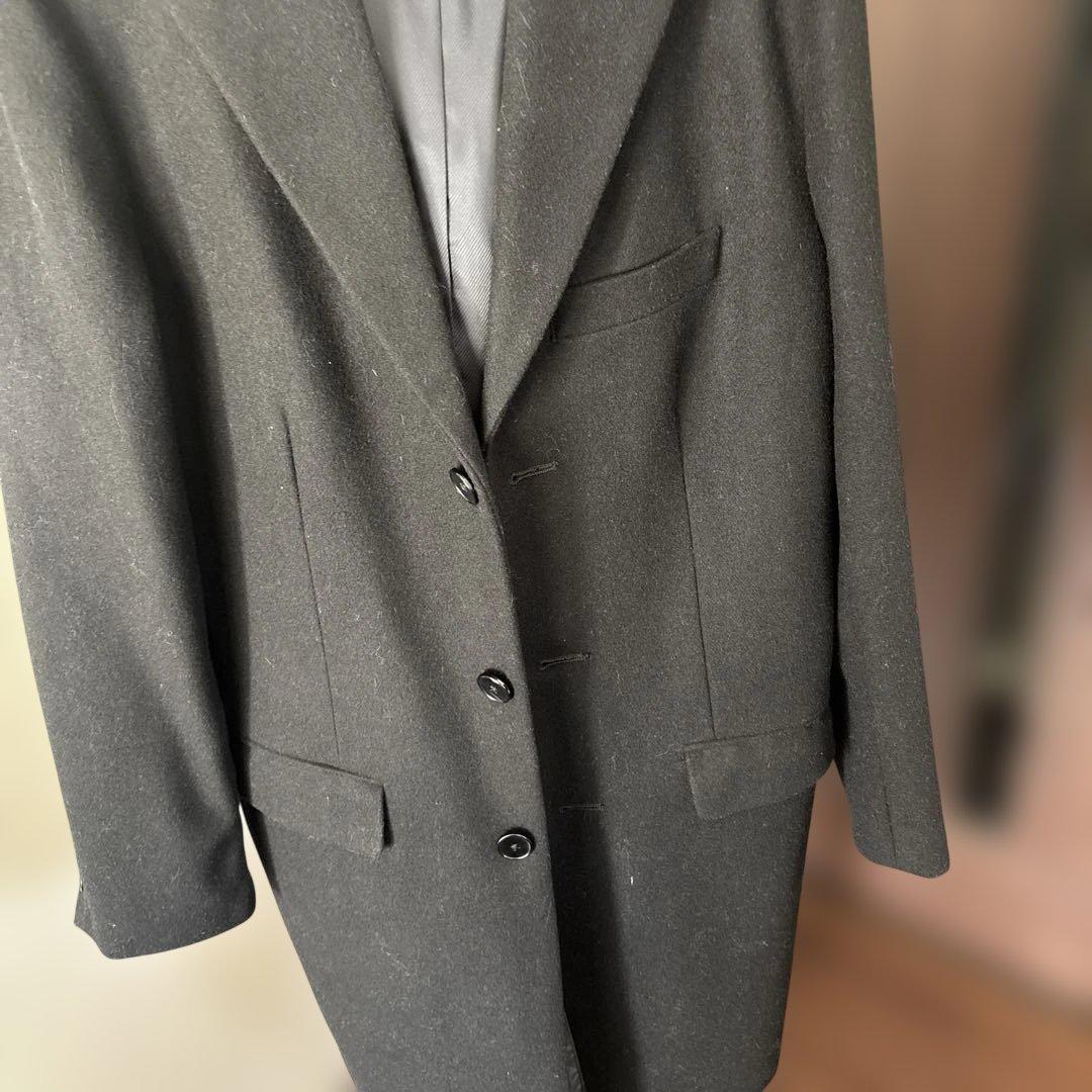 シップス✖️NOBILIA社製ウールコート　チェスターコート　黒