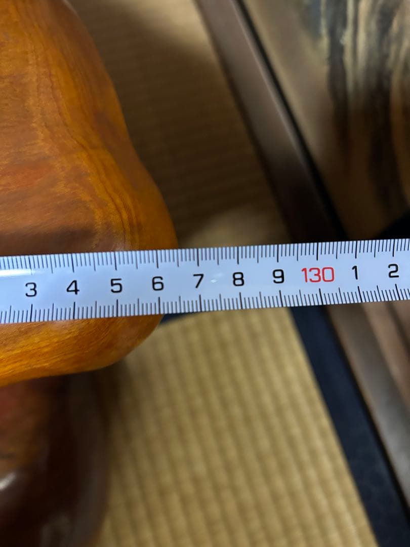 自然形状の木製座卓