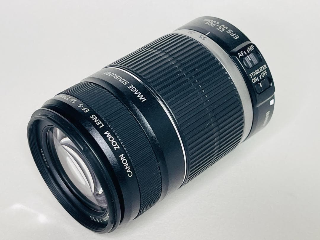 美品✨Canon キャノン EF-S 55-250mm f4-5.6 IS