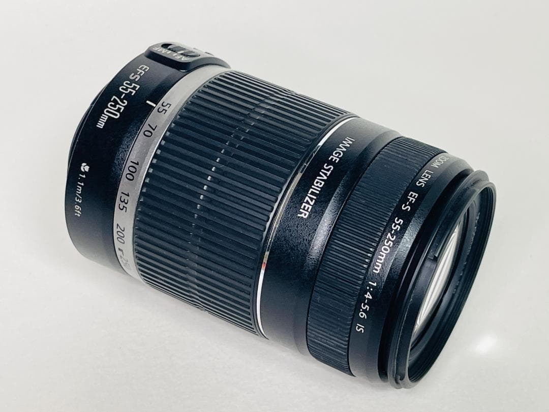 美品✨Canon キャノン EF-S 55-250mm f4-5.6 IS