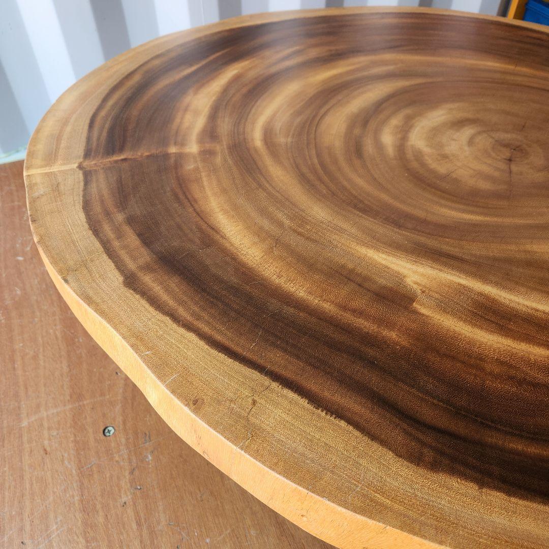 モンキーポッド　一枚板　無垢　センターテーブル ローテーブル　輪切り　座卓