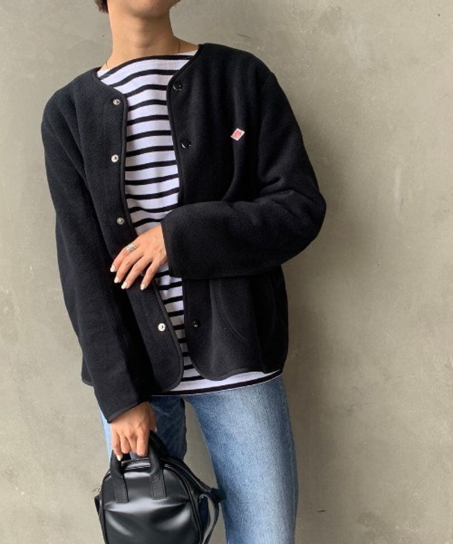 DANTON ダントン フリースノーカラージャケット