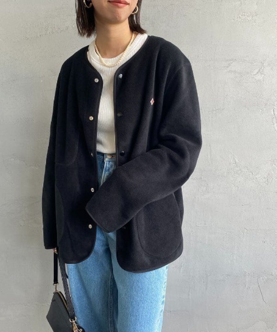DANTON ダントン フリースノーカラージャケット