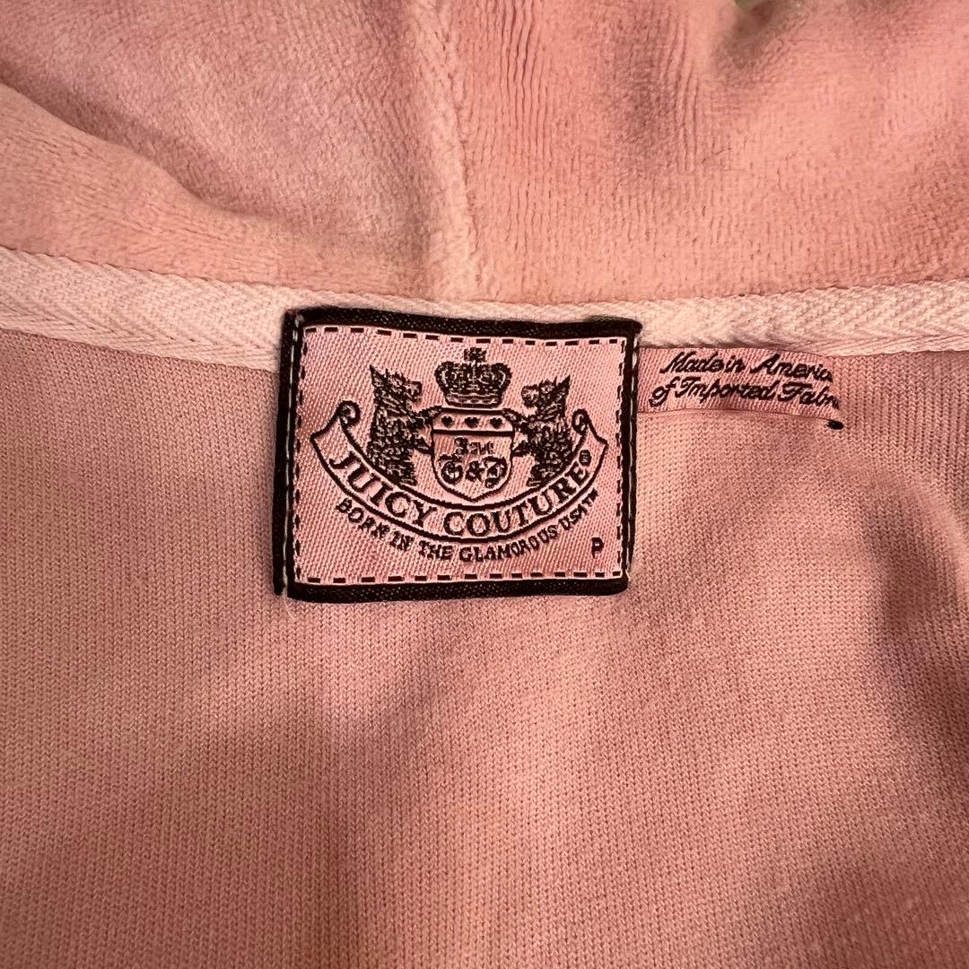 JUICYCOUTUREピンク フード付きパーカー
