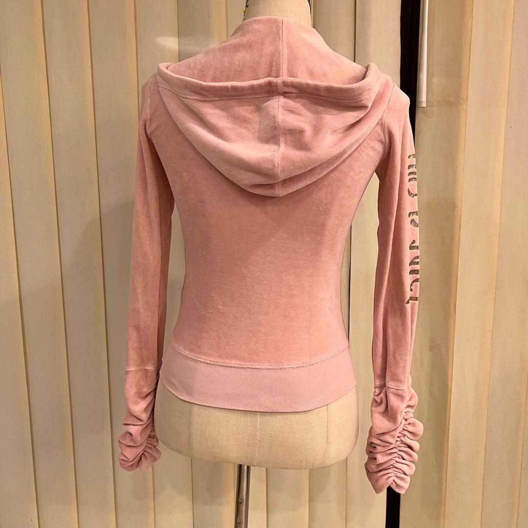 JUICYCOUTUREピンク フード付きパーカー