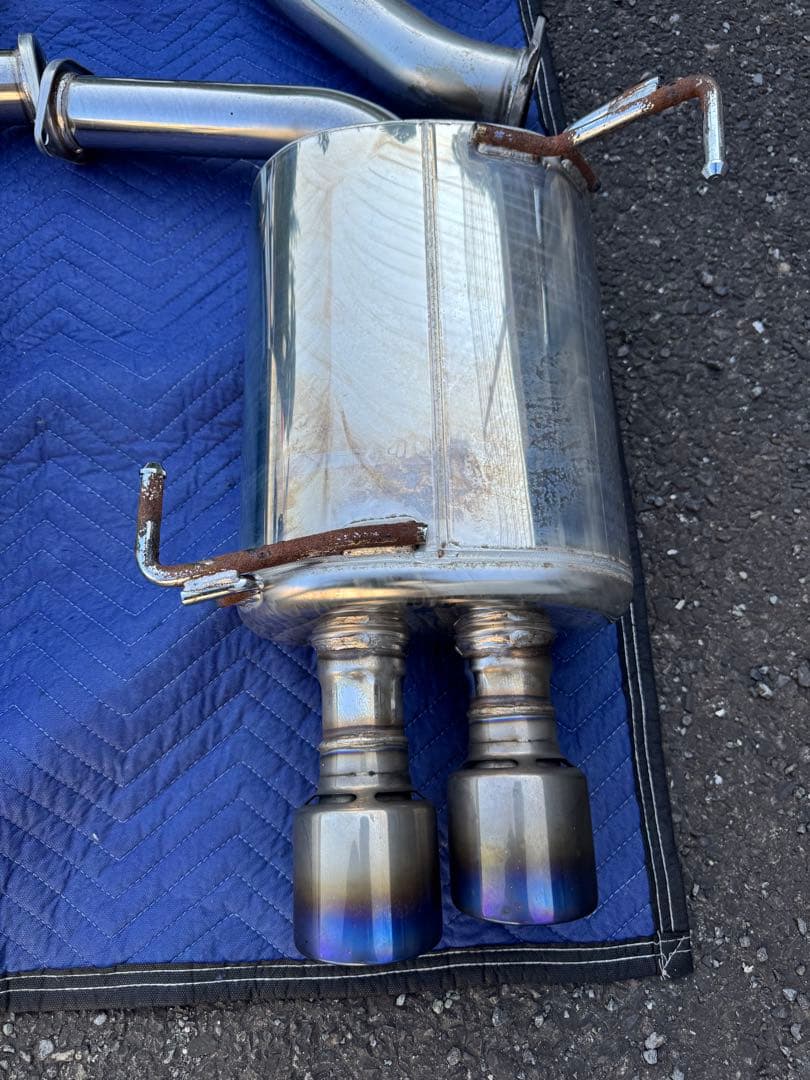 HKS スーパーターボマフラー4本出しスバルWRX STI S4 VAB VAG