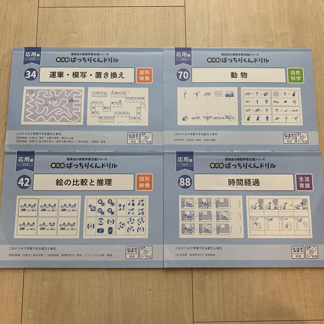 単元別 ばっちりくんドリル 理英会