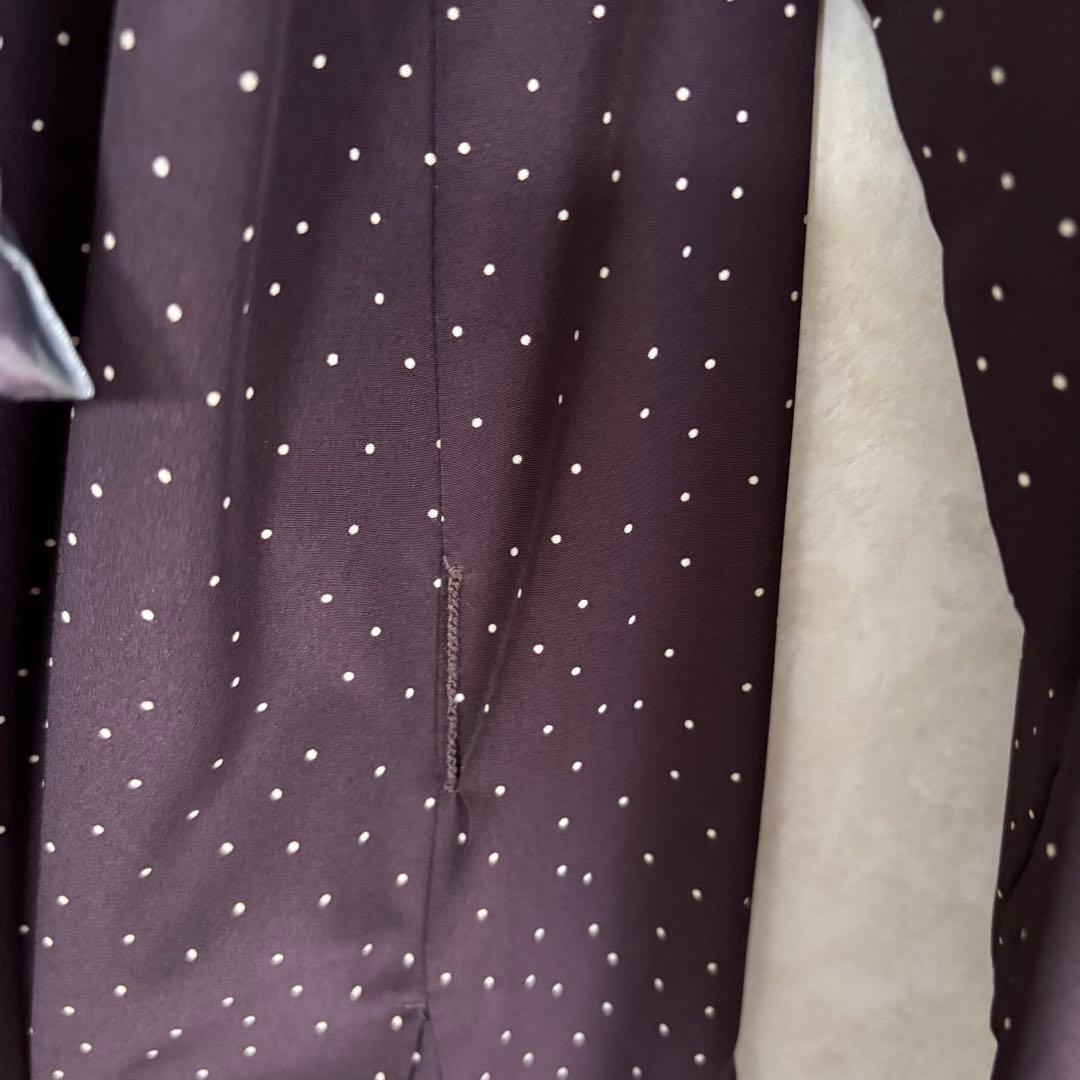 J.PRESS新品未使用　タグ付き　バーガンディ　ドット柄 ワンピース