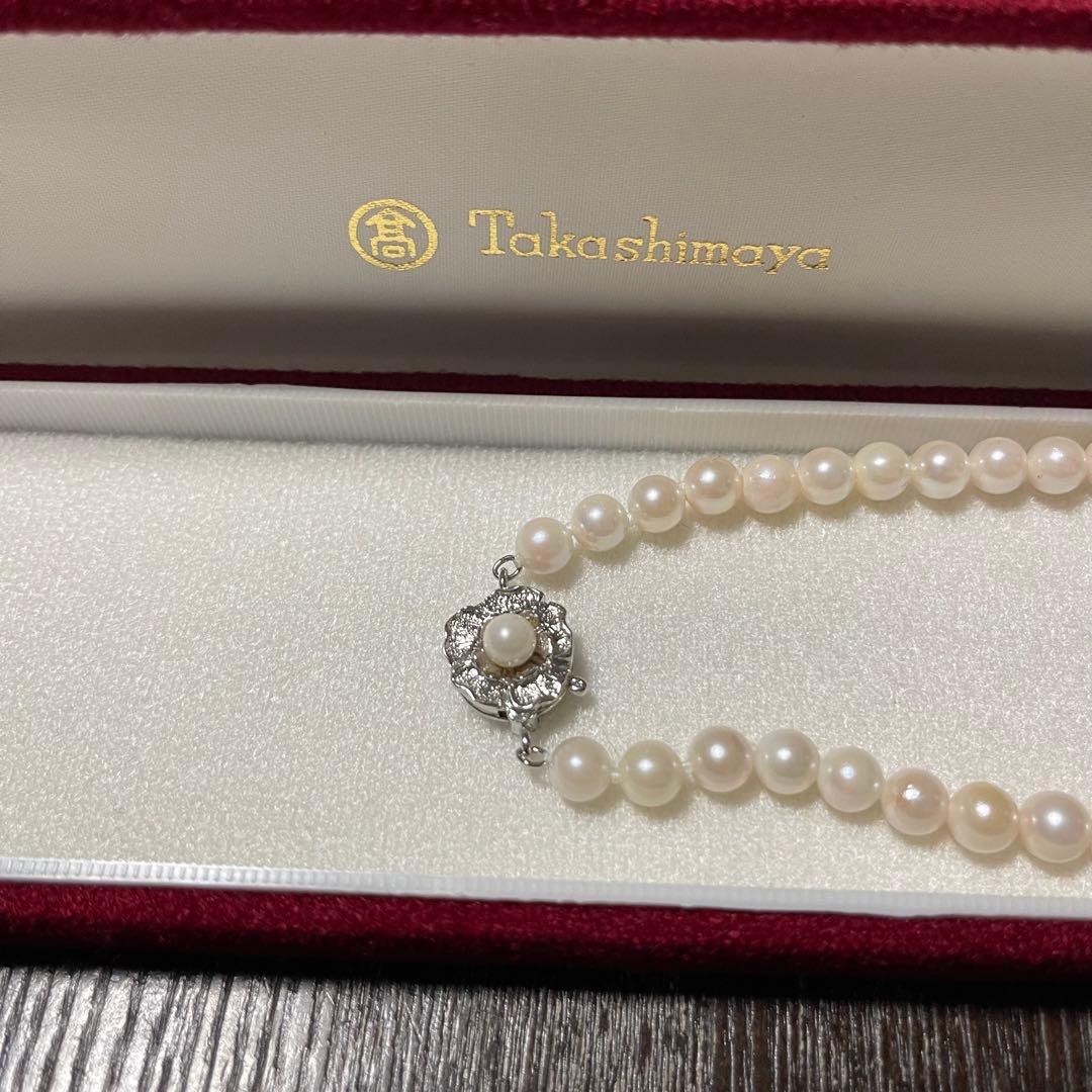 高島屋 真珠ネックレス アコヤパール オマケ付き