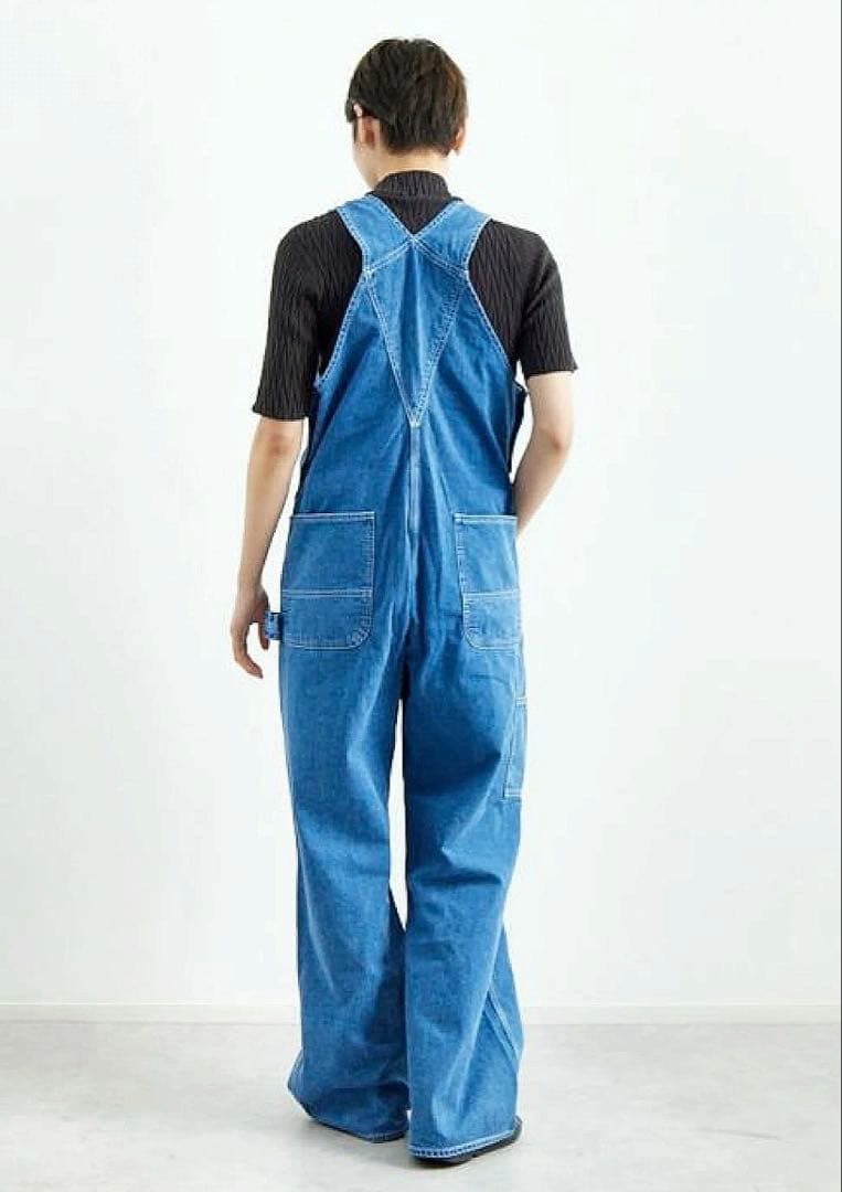 holiday ビッグデニムオーバーオール