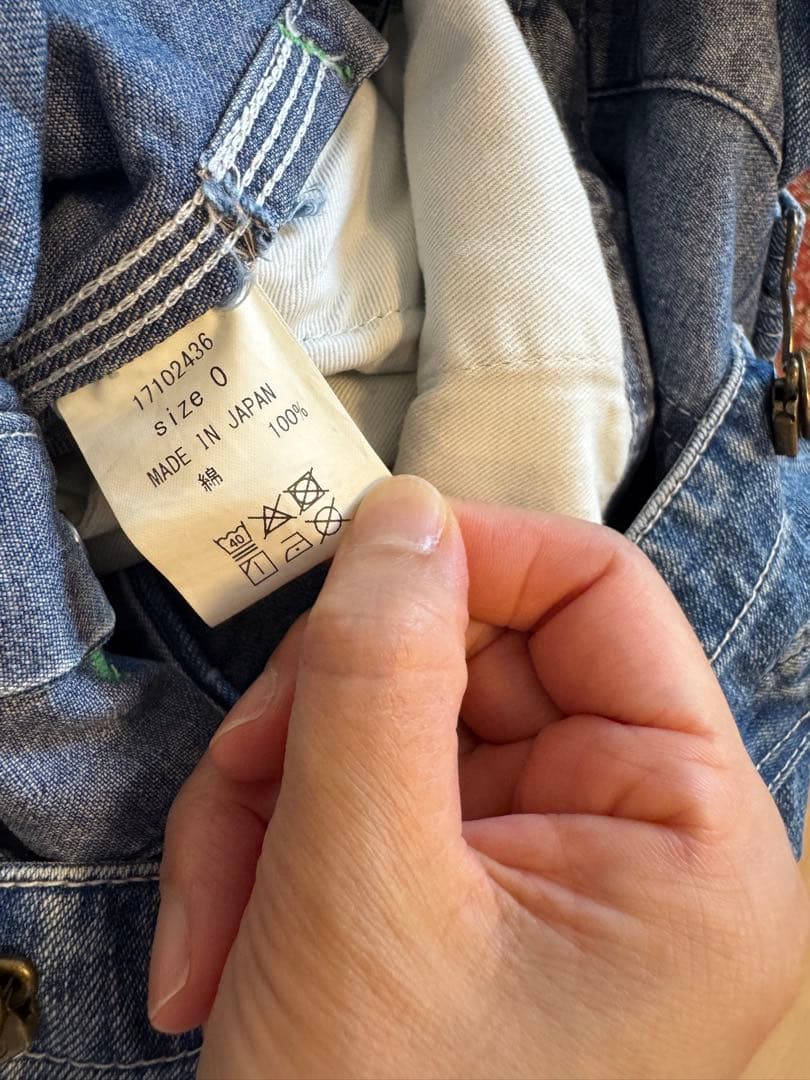 holiday ビッグデニムオーバーオール