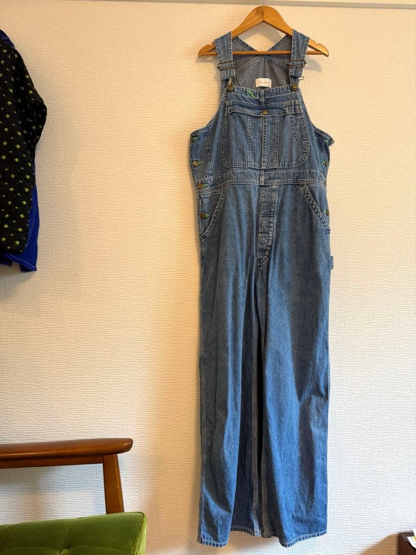 holiday ビッグデニムオーバーオール
