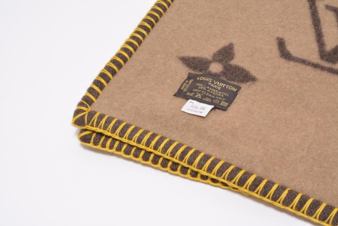 ルイヴィトン ブランケット プレッド ネオ モノグラム アンゴラ&ソフトウール