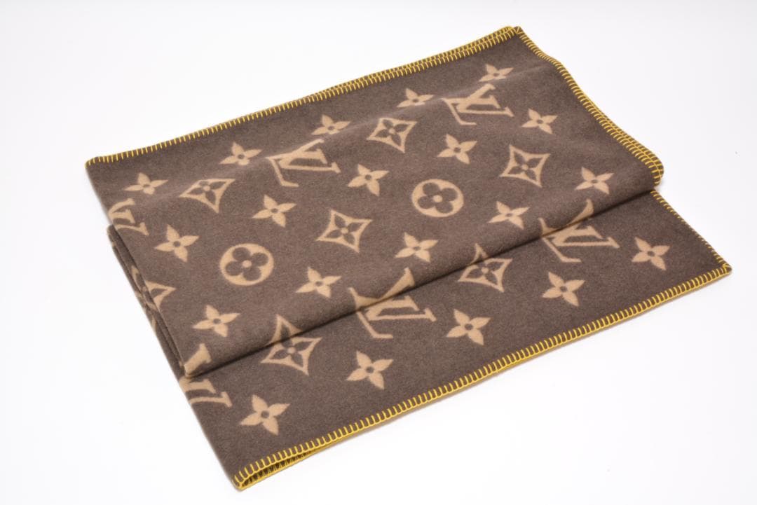 ルイヴィトン ブランケット プレッド ネオ モノグラム アンゴラ&ソフトウール