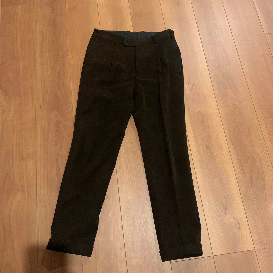 【秋冬】2釦シングルジャケット/カーキ×コーデュロイ/4S