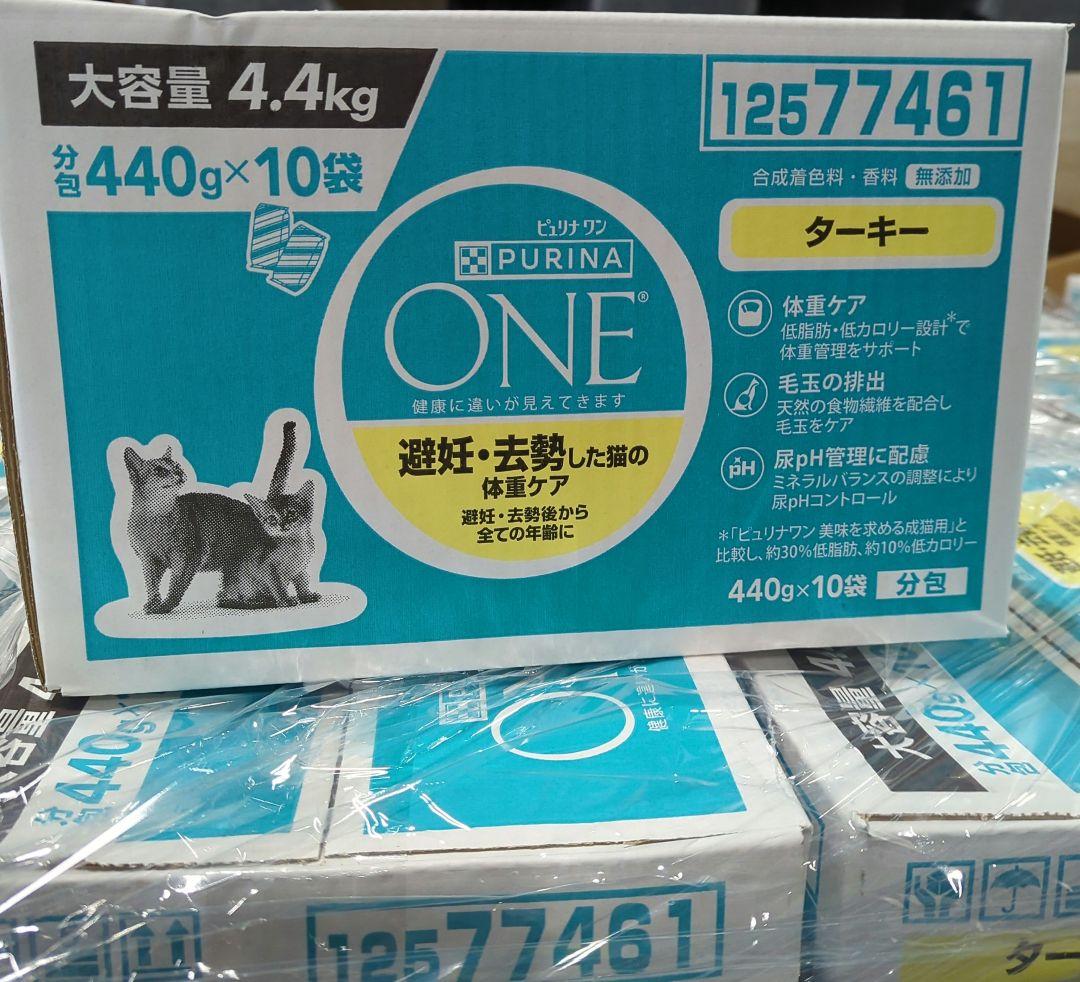 6箱ピュリナ ワン キャットフード ターキー 4.4kg賞味期限：2026.02