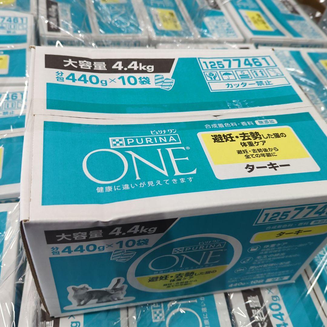 6箱ピュリナ ワン キャットフード ターキー 4.4kg賞味期限：2026.02