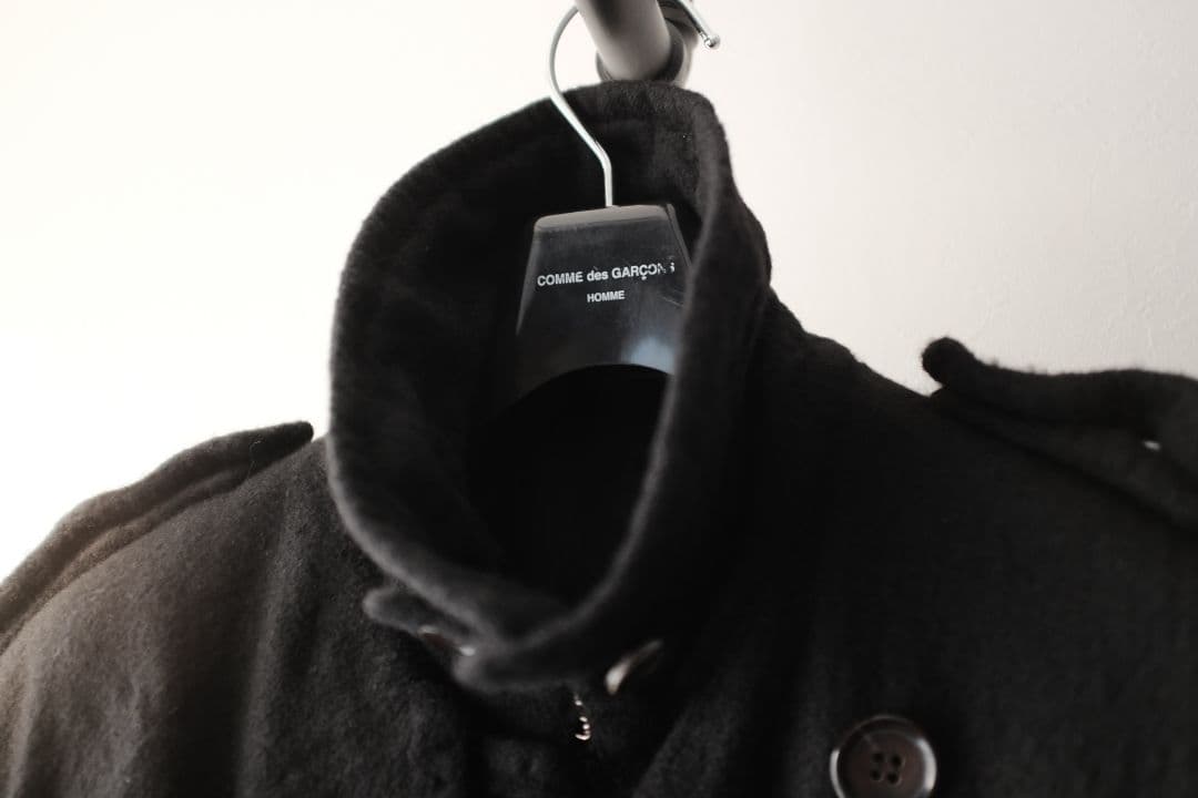 d*7様 コムデギャルソンオム ウール縮絨 トレンチコート