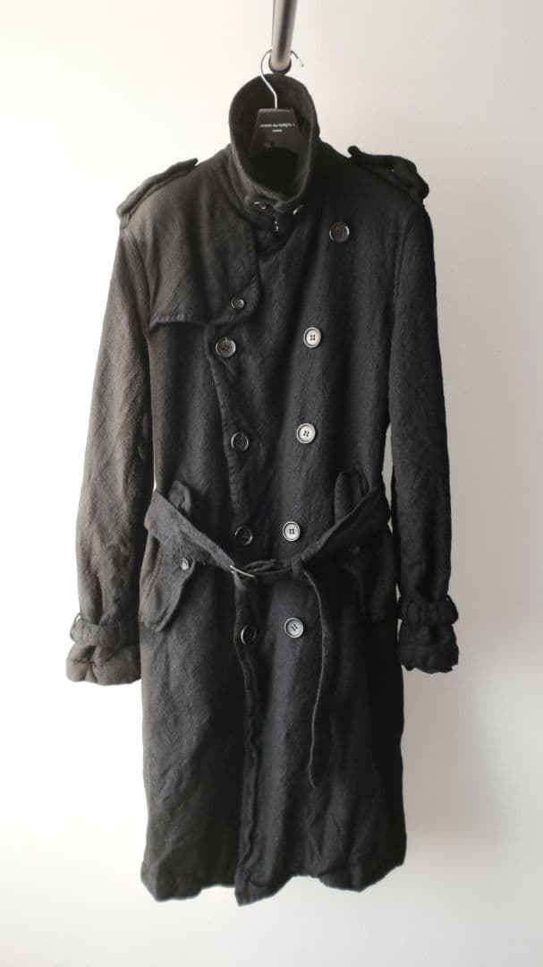 d*7様 コムデギャルソンオム ウール縮絨 トレンチコート