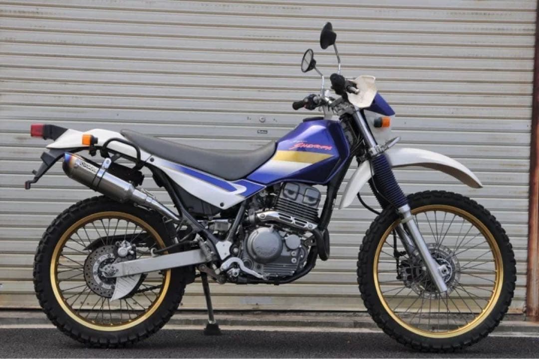 スーパーシェルパ/SECRET SPEED/ブルー　マフラー