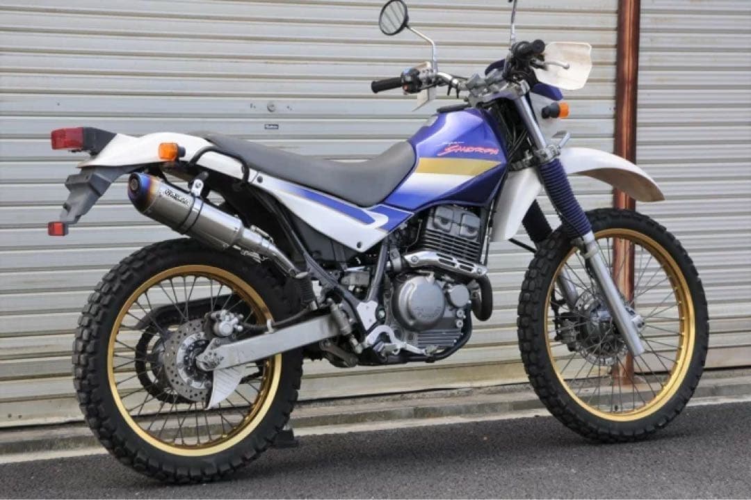 スーパーシェルパ/SECRET SPEED/ブルー　マフラー