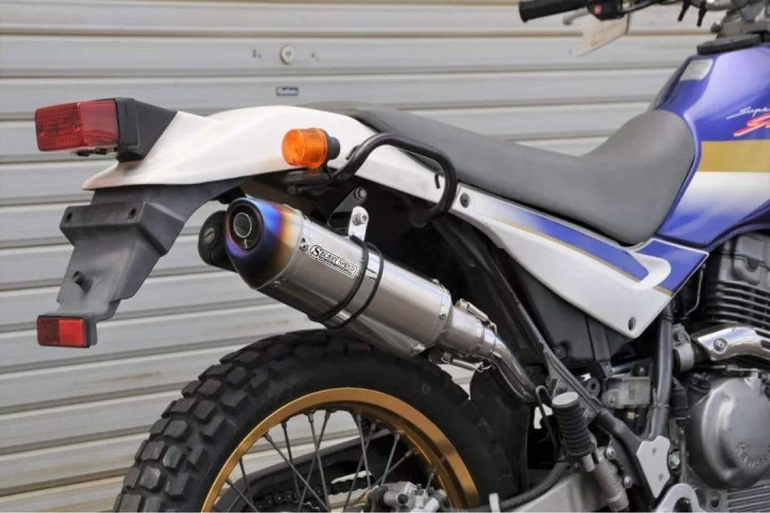 スーパーシェルパ/SECRET SPEED/ブルー　マフラー