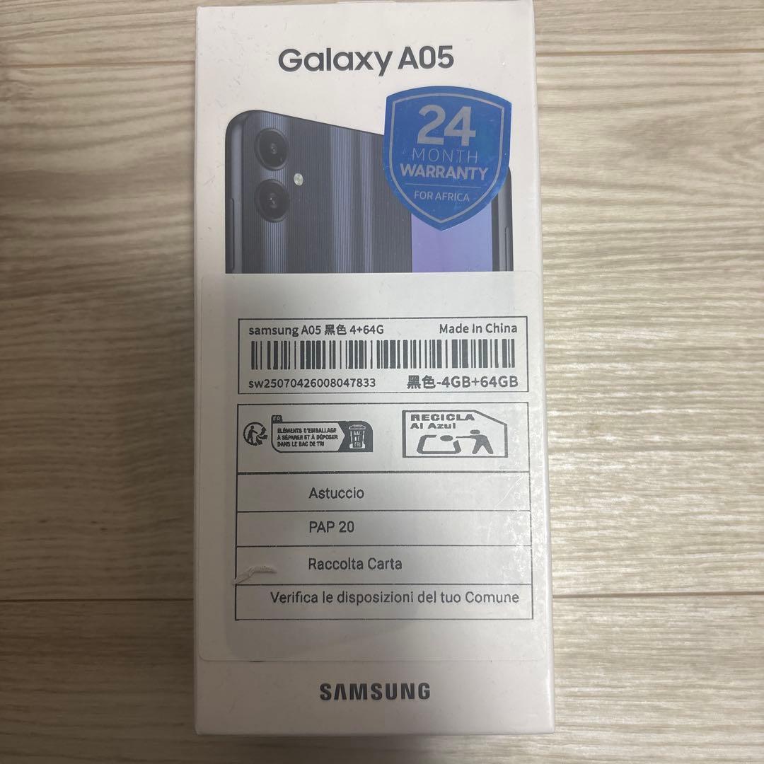 スマートフォン本体 Samsung Galaxy A05 4GB/64GB