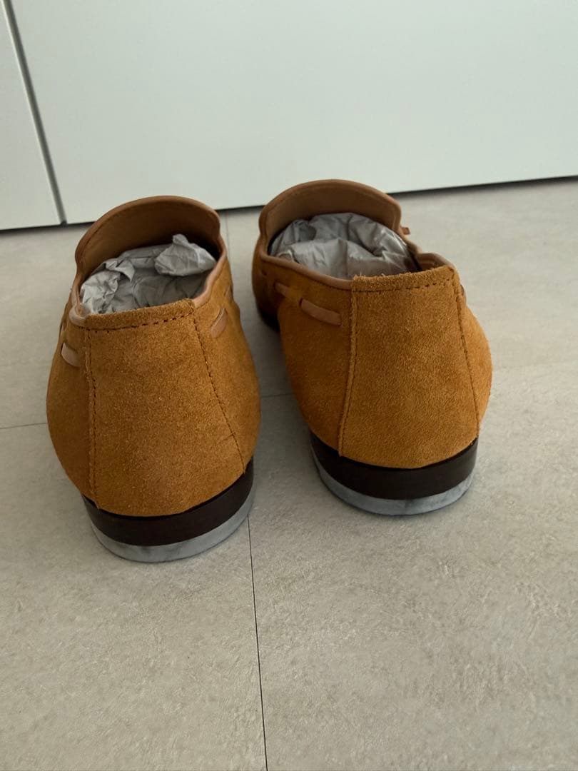 サントーニ　Santino ブラウン スエード ローファー