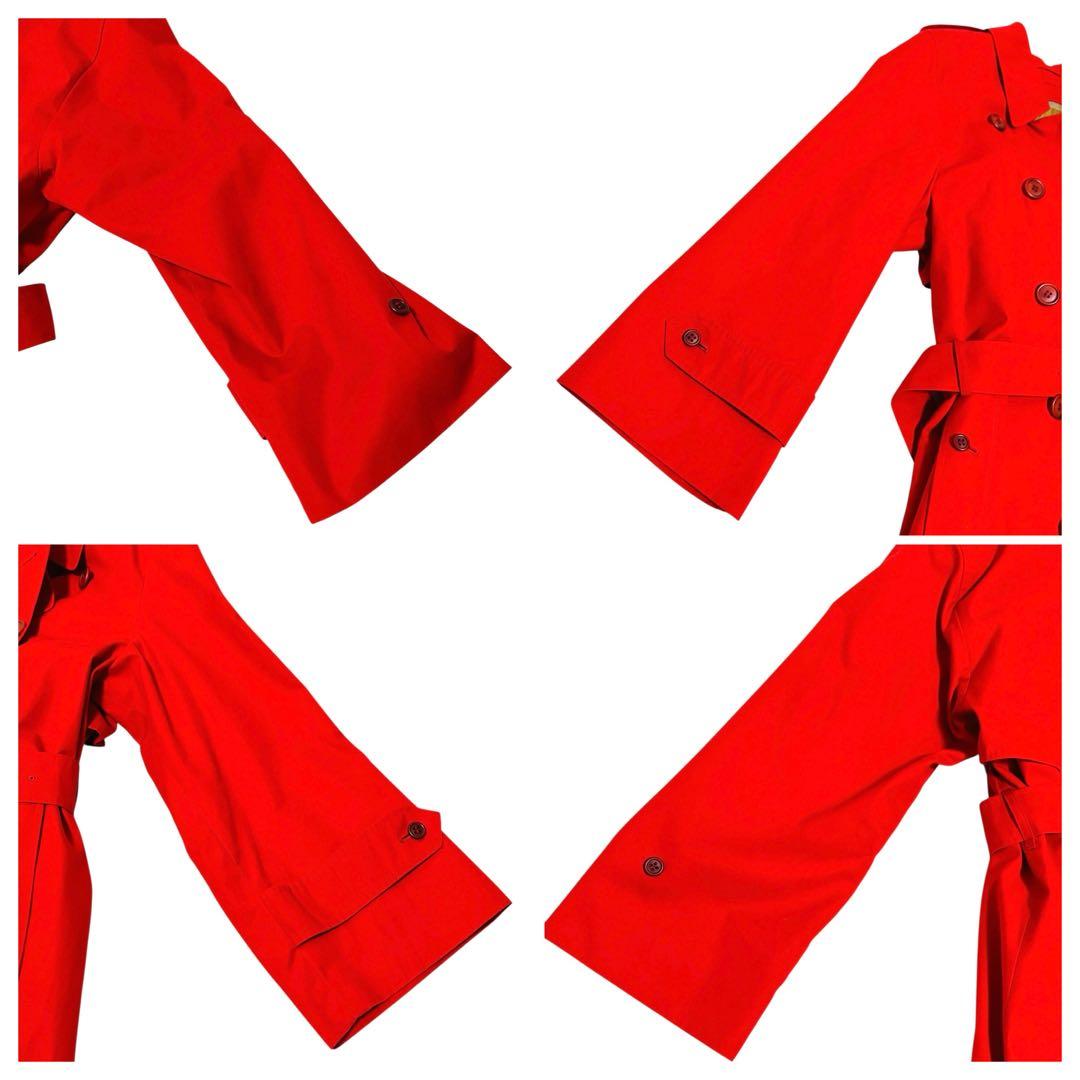 90's 美品 希少 バーバリーズ　トレンチコート ライナー レッド ベルト付