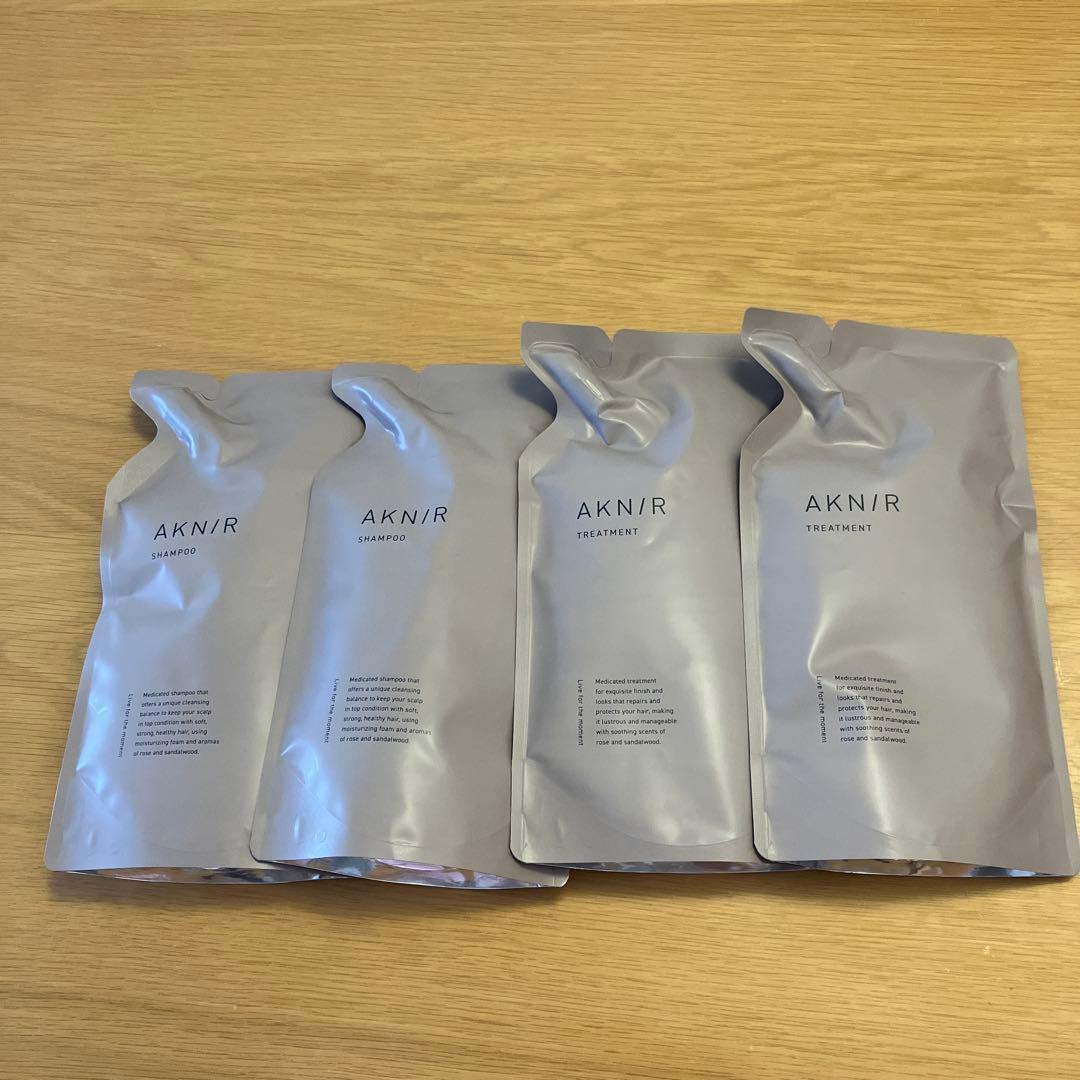 AKNIR シャンプー・トリートメント 4パックセット