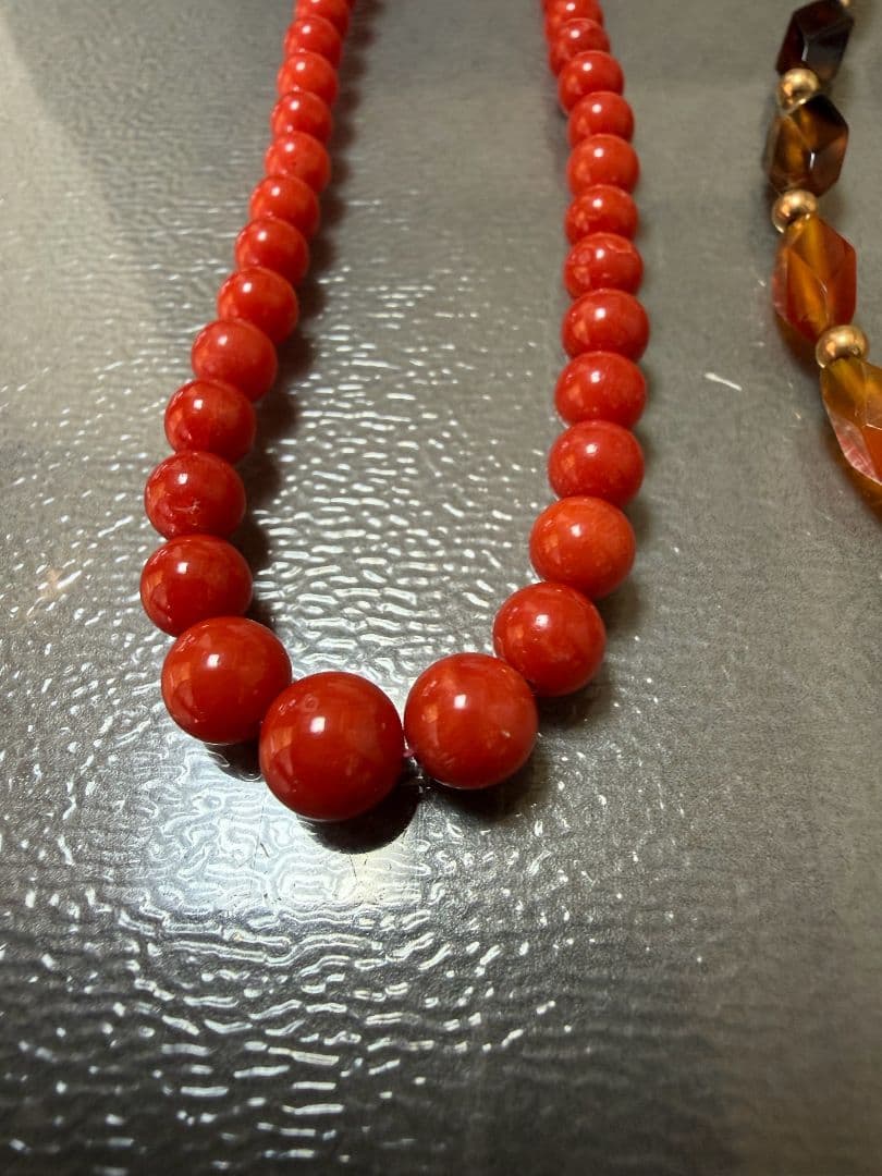アクセサリー　まとめ売り 血赤珊瑚 ネックレス