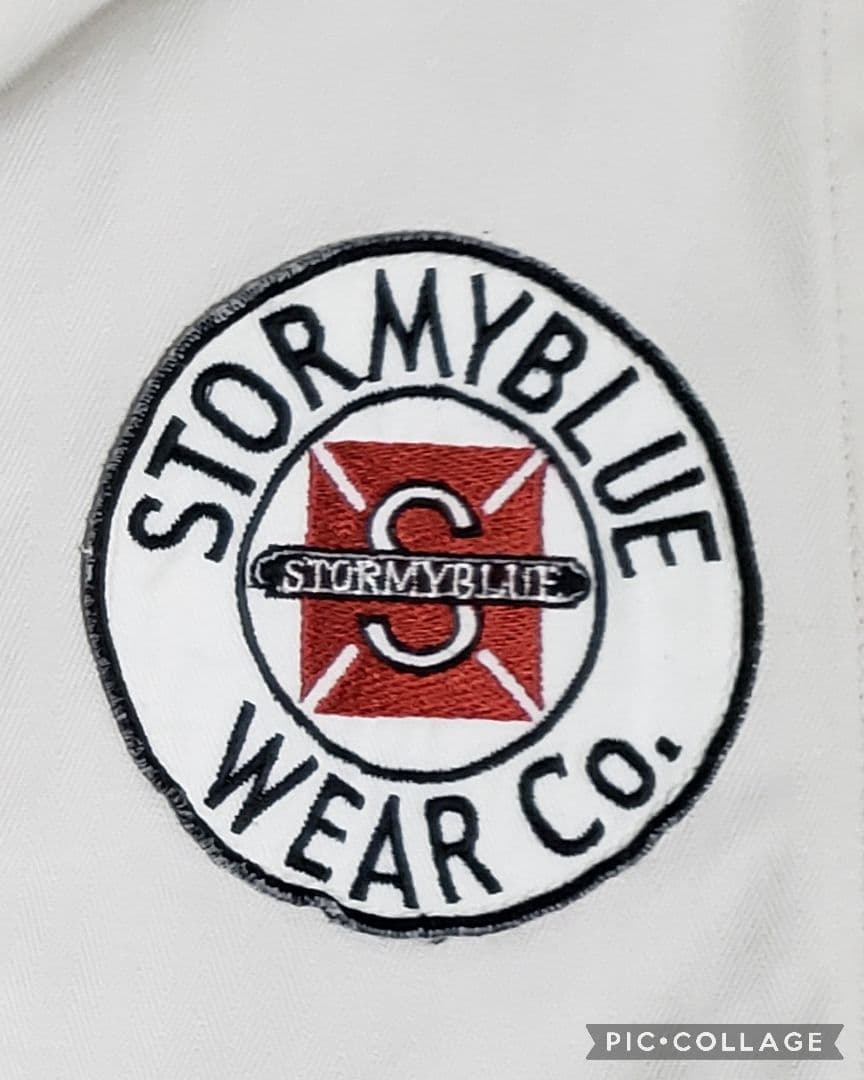 Pherrow's STORMY BLUE　短丈　40　ワッペン　ヘリンボーン