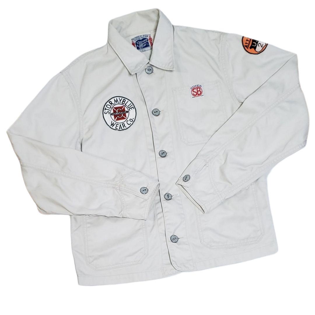 Pherrow's STORMY BLUE　短丈　40　ワッペン　ヘリンボーン