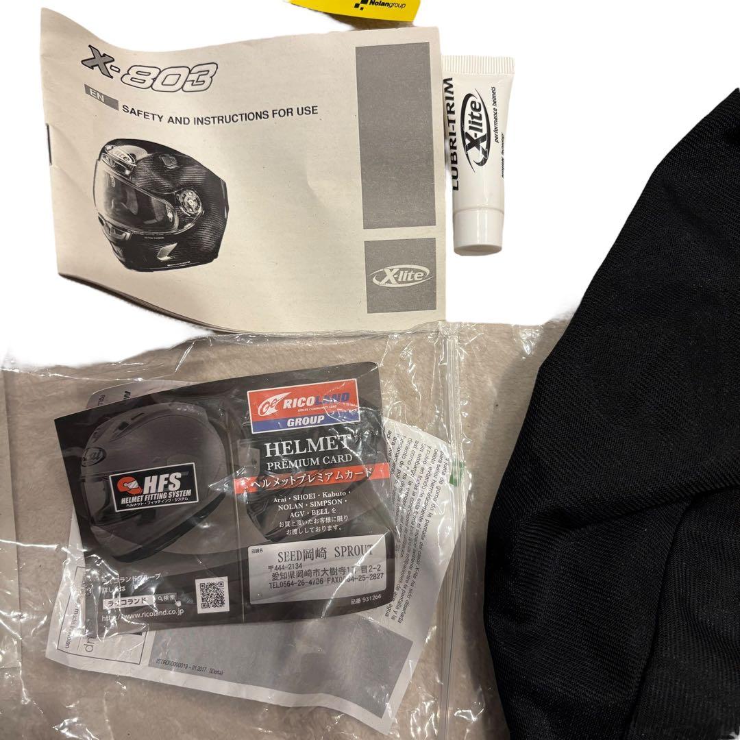 NOLAN X-803 ULTRA CARBON メランドリ　イタリー　希少