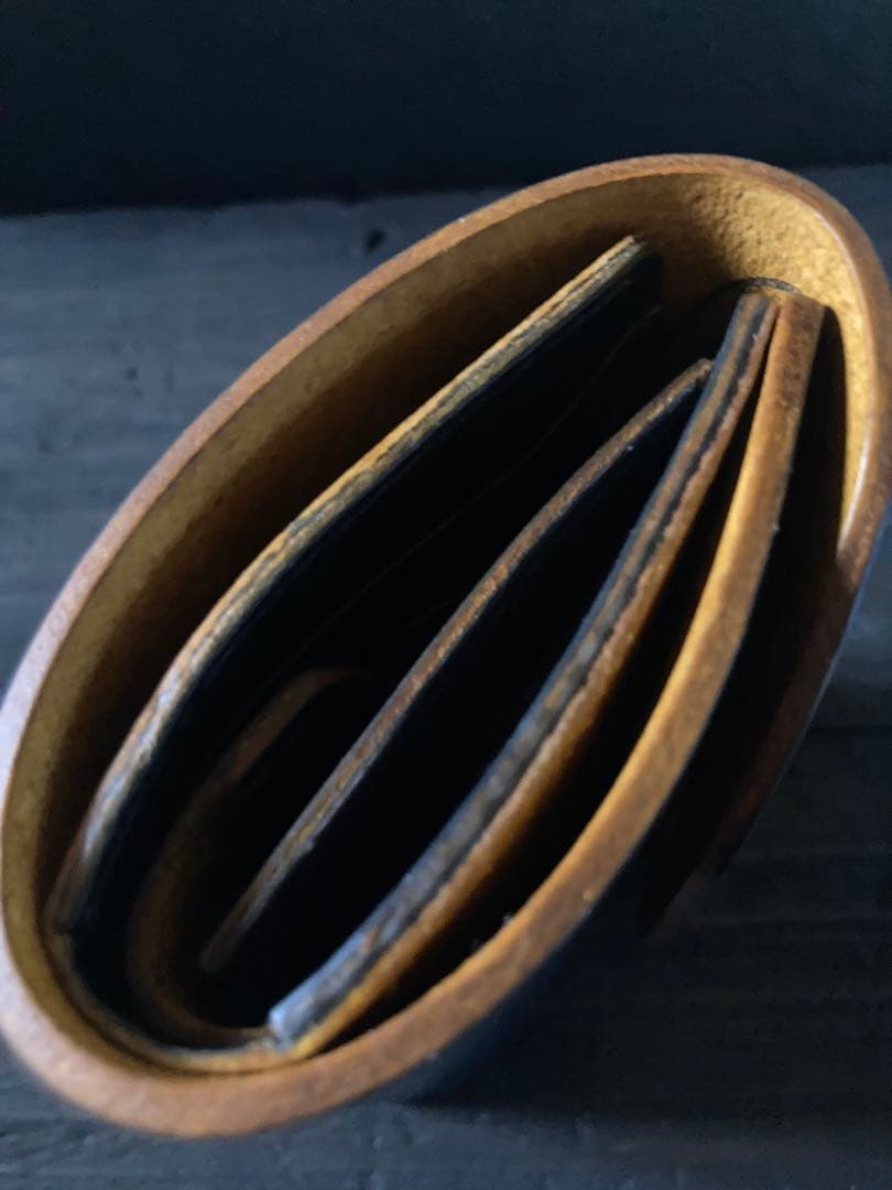 昭南皮革　茶芯　 三つ折りウォレット