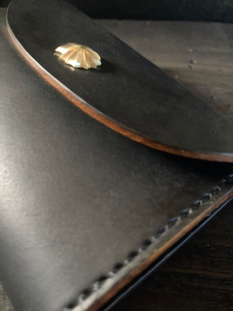 昭南皮革　茶芯　 三つ折りウォレット