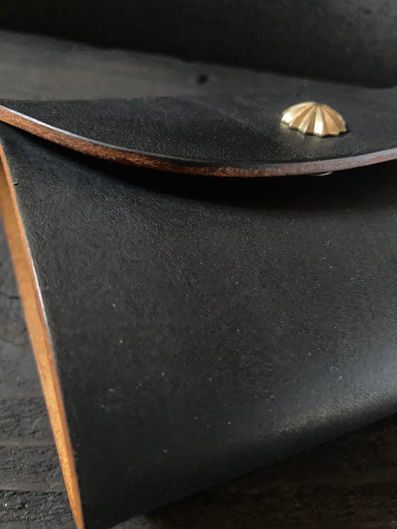 昭南皮革　茶芯　 三つ折りウォレット