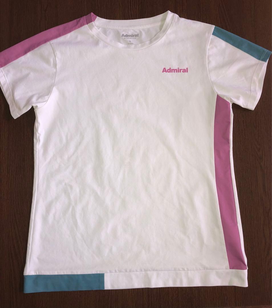 アドミラルテニスウェア2点セットアップホワイトL2024