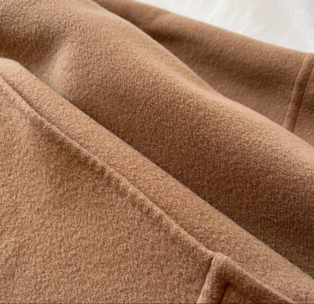 ひさこカシミヤ　ショールカラーコート