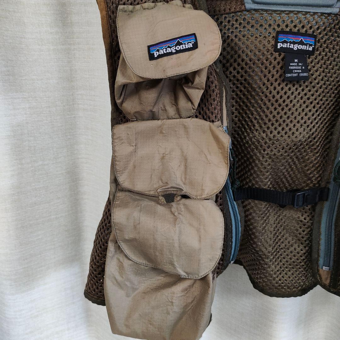 パタゴニア フィッシングベスト M ベージュ ブラウン 82683