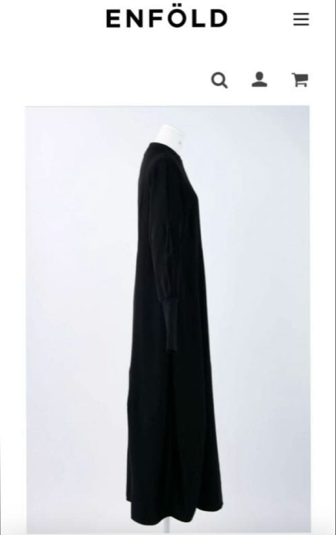 ✨美品✨エンフォルド　ワンピース　アシンメドレス　ブラック　38