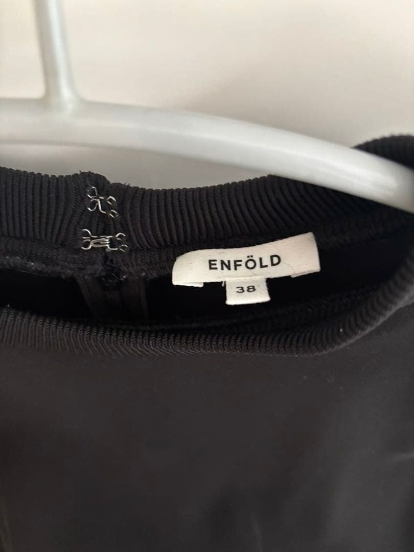✨美品✨エンフォルド　ワンピース　アシンメドレス　ブラック　38