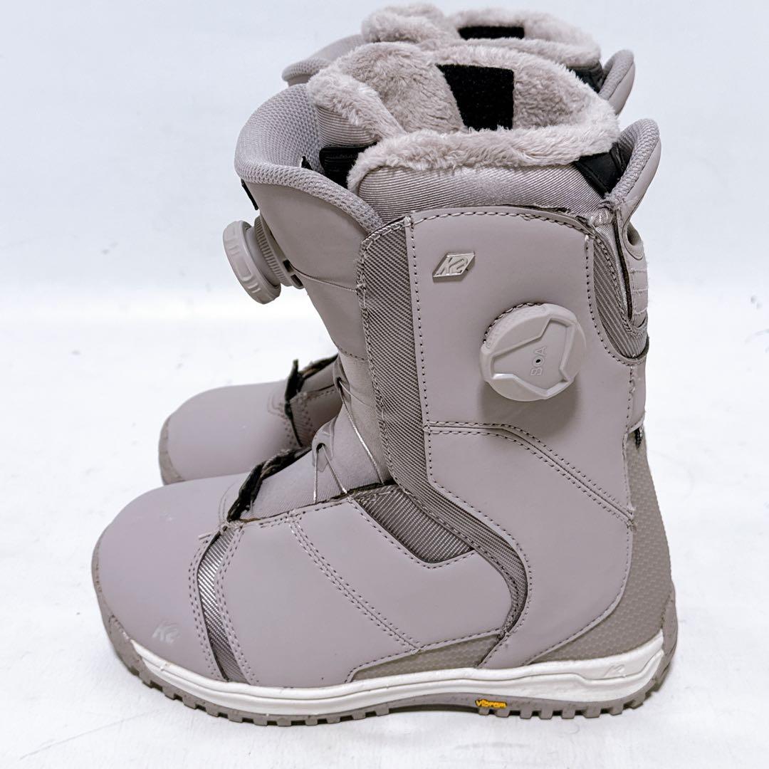 美品 K2 スノーボードブーツ CONTOUR ダブルBOA 23㎝ レディース