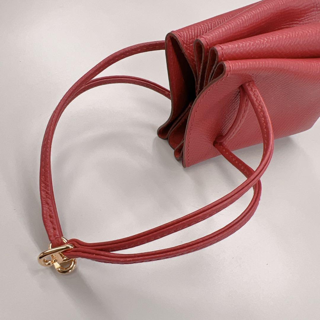 HERMES エルメス ヴェスパポーチ　レッド