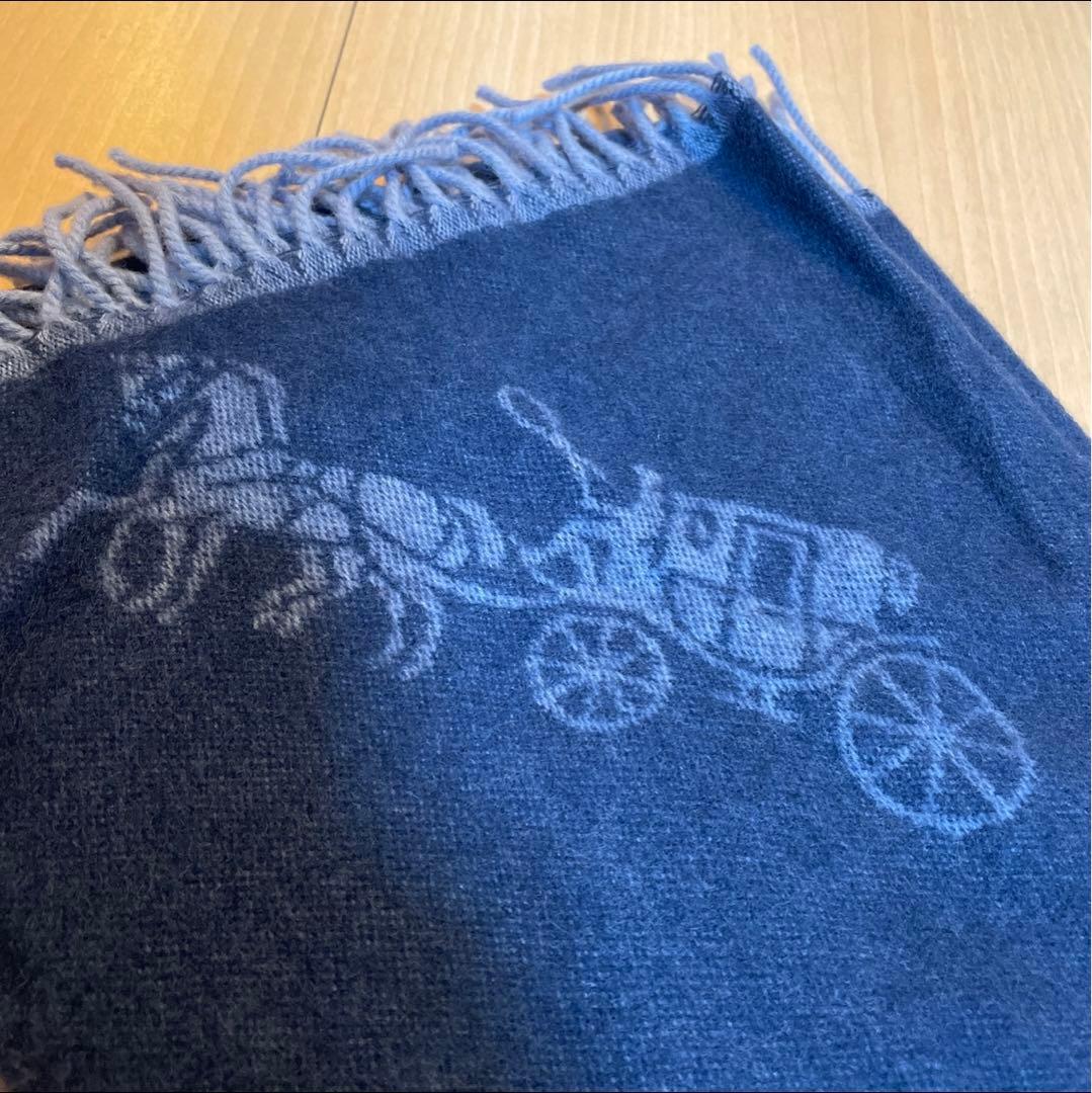 COACHマフラー2枚セット　馬車柄