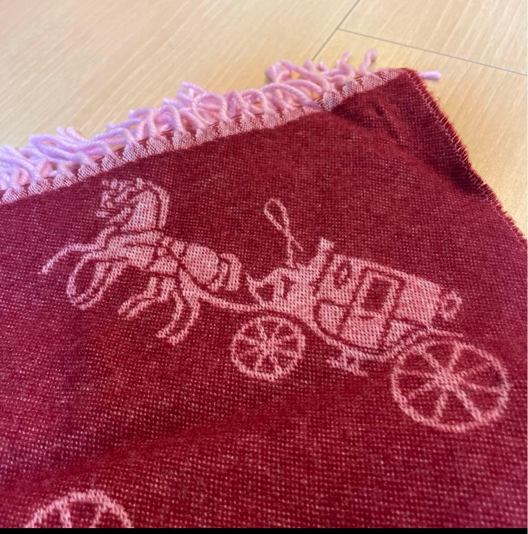 COACHマフラー2枚セット　馬車柄